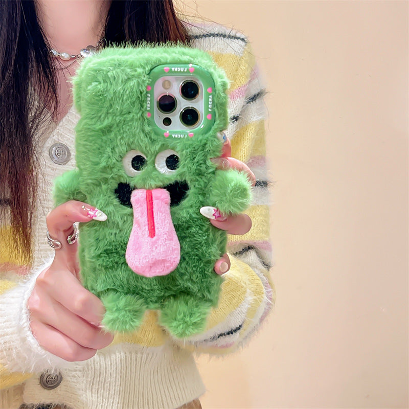 Funda de Peluche Divertida para iPhone 😜