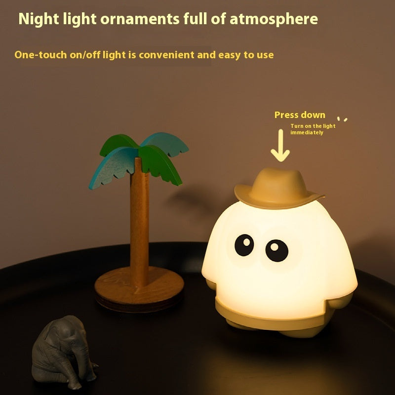 Halloween Children's Creative Cartoon Atmosphere Little Ghost Night Light