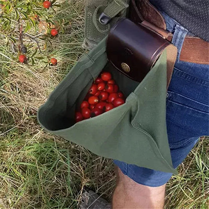 Mustmer Premium Leather Foraging Pouch