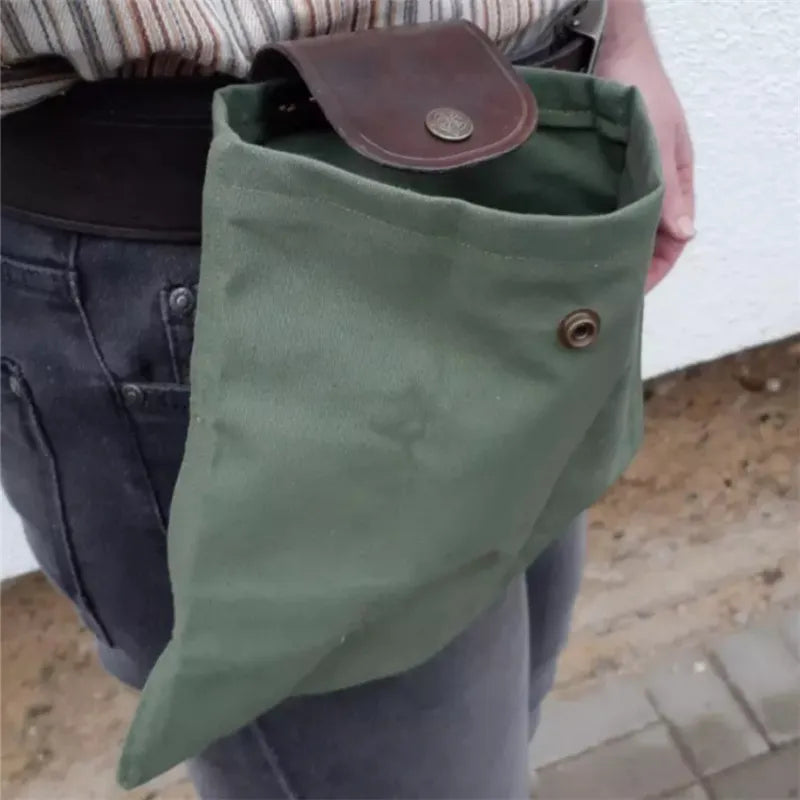 Mustmer Premium Leather Foraging Pouch