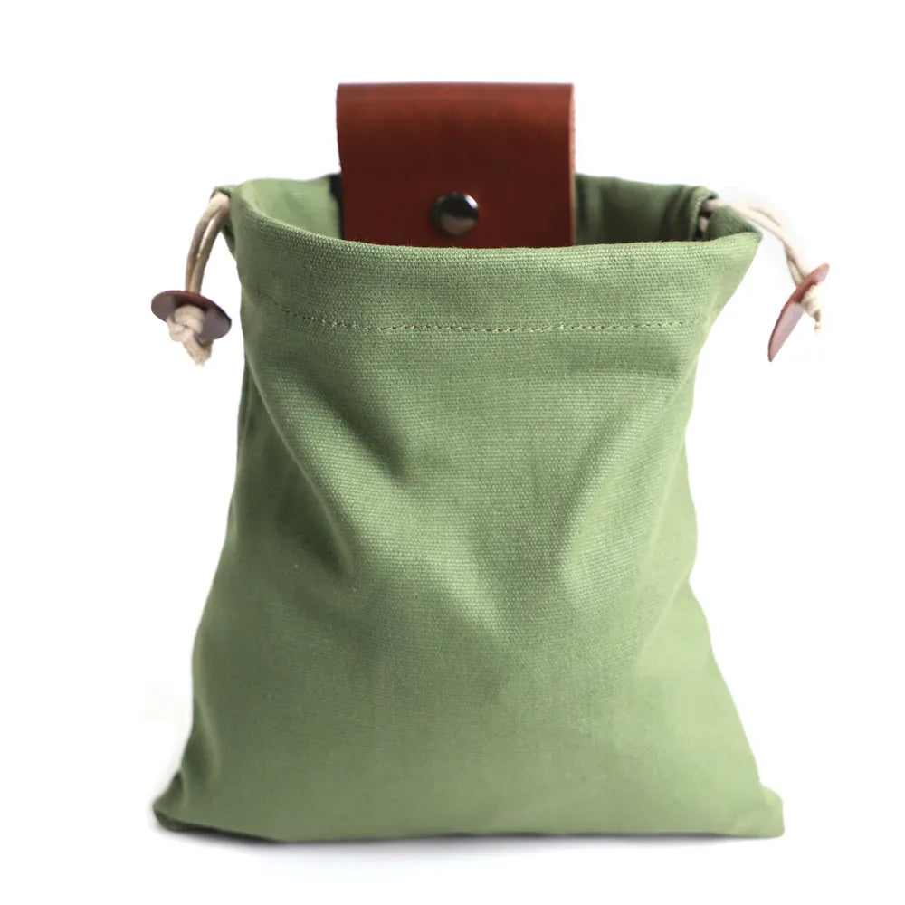 Mustmer Premium Leather Foraging Pouch