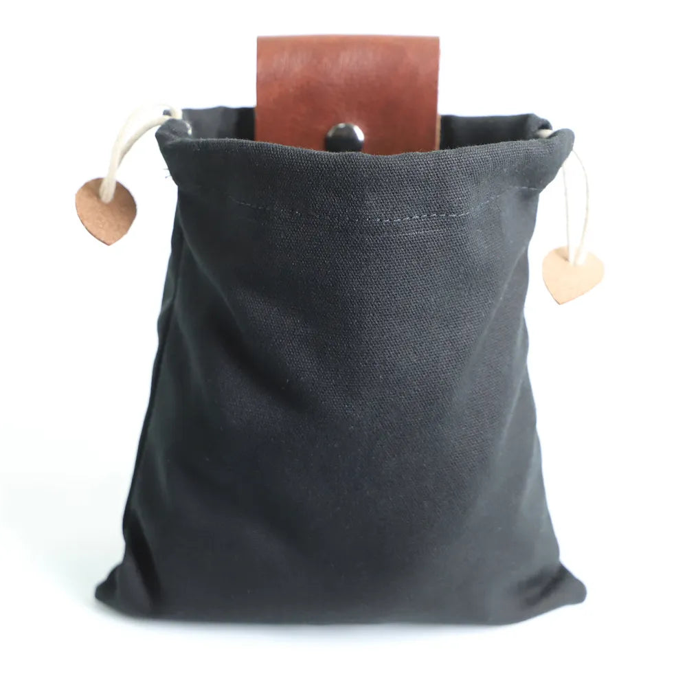 Mustmer Premium Leather Foraging Pouch