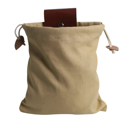 Mustmer Premium Leather Foraging Pouch